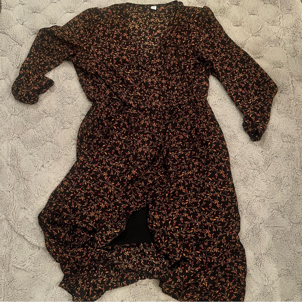 Old Navy, long sleeve floral dress